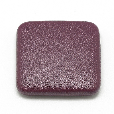 Imitation Leather Cloth Fabric Covered Cabochons WOVE-S084-02C-1