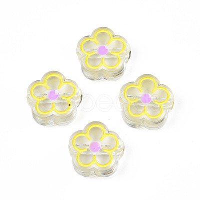 Transparent Acrylic Beads ACRC-S039-03C-1