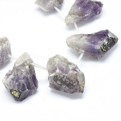 Natural Amethyst Beads Strands G-F632-04-1