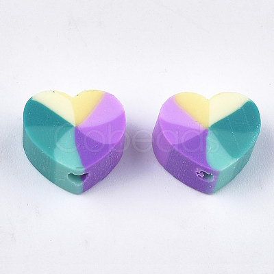 Handmade Polymer Clay Beads CLAY-T017-06-1