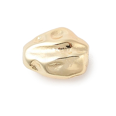 Nuggets Brass Beads KK-F889-01G-05-1