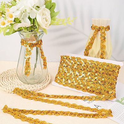 2Pcs Polyester Paillette Beads OCOR-CP0001-31A-1
