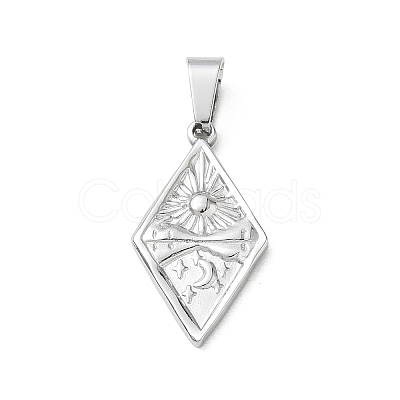 304 Stainless Steel Pendants SA-CBA34D4-07P-1