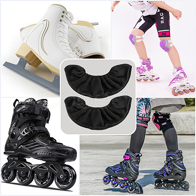 Velvet Ice Skate Guards AJEW-WH20022-85C-01-1