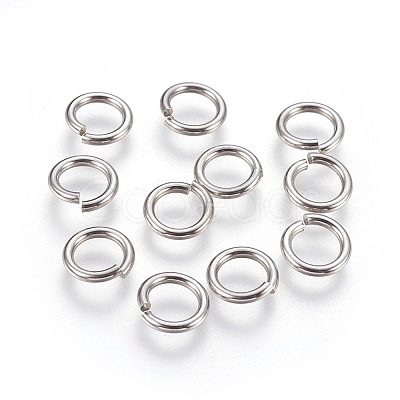Tarnish Resistant 304 Stainless Steel Saw Cut Open Jump Rings STAS-P212-25P-16-1