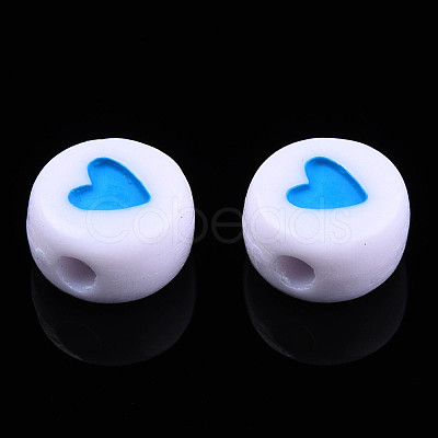Opaque Acrylic Beads MACR-N008-57H-1