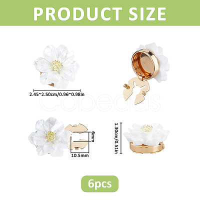 6Pcs Alloy Cufflinks FIND-PH0038-34C-1