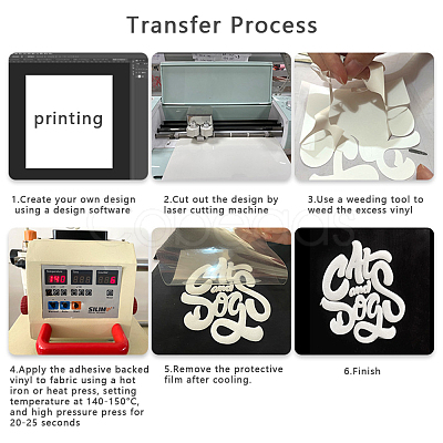3D Polyurethane Heat Transfer Vinyl Sheets DIAM-PW0007-30-1