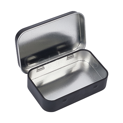 4Pcs 2 Colors Iron Jewelry Storage Boxes with Hinged Lid CON-SP0001-18-1