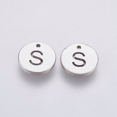 Non-Tarnish 304 Stainless Steel Charms STAS-P212-15P-19-1