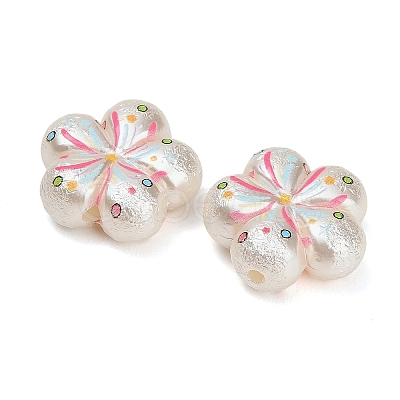 Textured Opaque Acrylic Beads AC-CBA36B6-09C-1