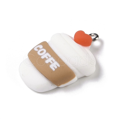Opaque Resin Pendants RESI-S403-03H-1