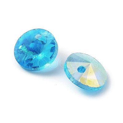 Electroplate Transparent Glass Beads EGLA-Z002-AB05-1