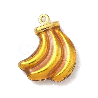 304 Stainless Steel Fruit Enamel Pendants LS-STAS-G362-04G-10-1