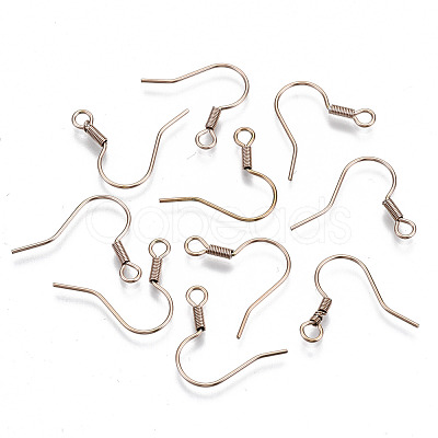 304 Stainless Steel Earring Hooks STAS-S111-002RG-NR-1