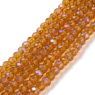 Electroplate Glass Beads Strands EGLA-A034-T6mm-L01-1
