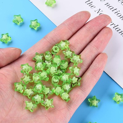 Transparent Acrylic Beads TACR-S152-01A-730-1