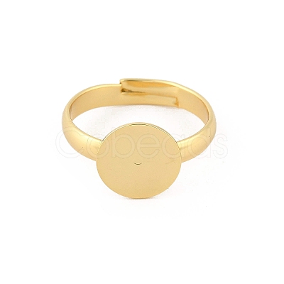 Brass Adjustable Ring Components KK-A272-03A-G-1