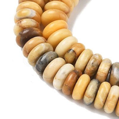 Natural Huanglong Jade Beads Strands G-B155-B03-4x10mm-1