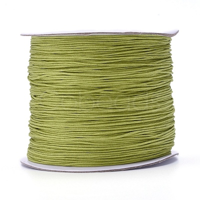 Nylon Braided Cord for Woven Jewelry Making Macrame Craft NWIR-D055-0.6mm-17-1