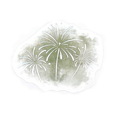 Scrapbooking Sticker PET Decorative Stickers DIY-M076-02E-1