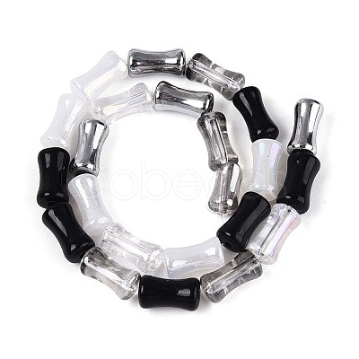 Electroplate Glass Beads Strands EGLA-N022-01A-A01-1