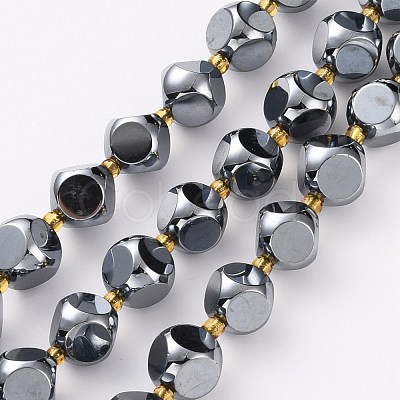 Terahertz Stone Beads Strands G-A030-B18-10mm-B-1