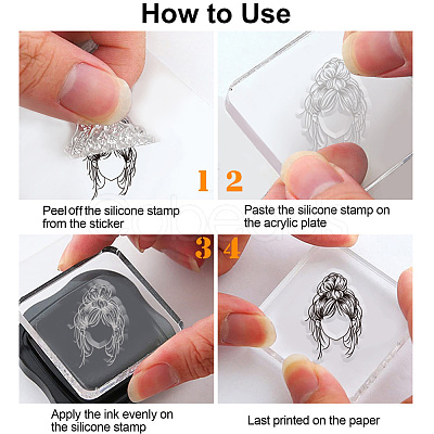 Custom Summer Theme PVC Plastic Clear Stamps DIY-WH0631-0469-1