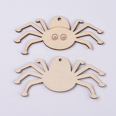 Wooden Ornaments WOOD-WH0101-27-1
