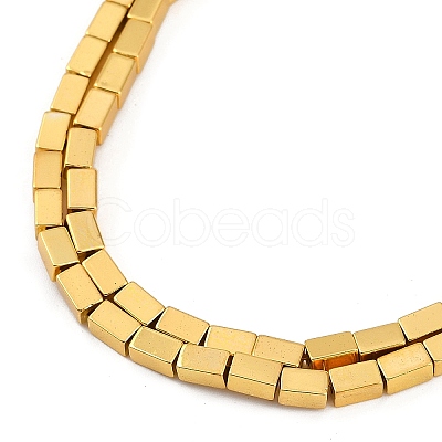 Electroplated Synthetic Non-magnetic Hematite Beads Strands G-C156-01G-1