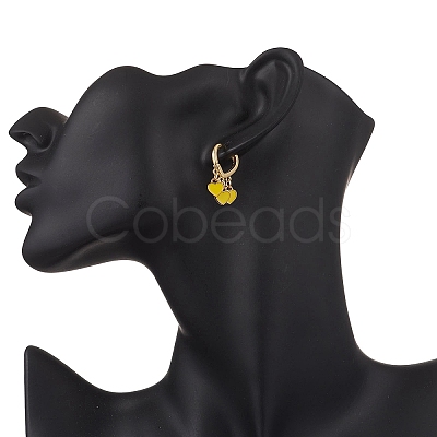 Brass Hoop Earrings EJEW-JE06674-1