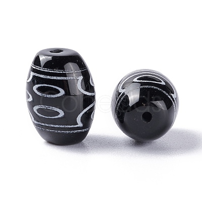 Tibetan Style dZi Beads TDZI-Z001-09-1