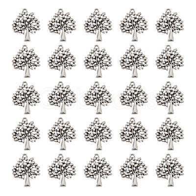 50Pcs Tibetan Style Alloy Pendants FIND-DC0006-11-1