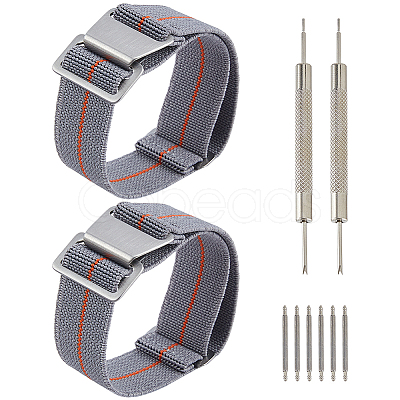 Nylon Watch Bands AJEW-WH0643-117C-1