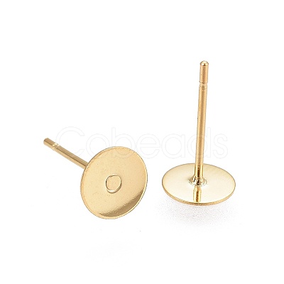 304 Stainless Steel Stud Earring Findings STAS-H436-24G02-2mm-1