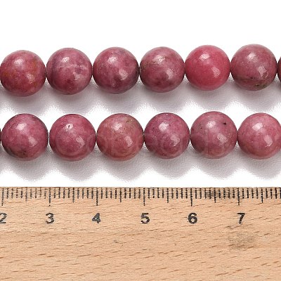 Natural Rhodonite Beads Strands G-F820-K06-10mm-1