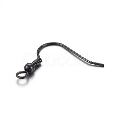 Stainless Steel Earring Hooks Ion Plating(IP) X-STAS-L211-16-B-1