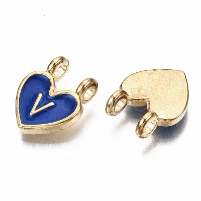 Alloy Enamel Charms ENAM-T012-02V-RS-1