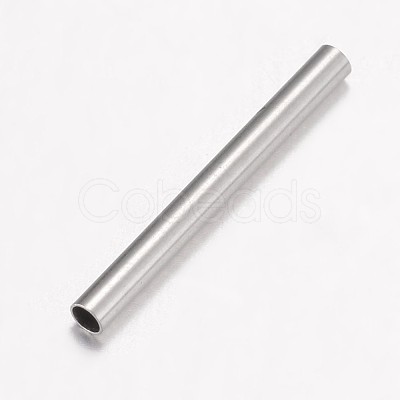 Non-Tarnish 304 Stainless Steel Tube Beads X-STAS-G071-33P-1