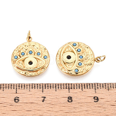 304 Stainless Steel Pave Rhinestone Pendants STAS-T069-72-1
