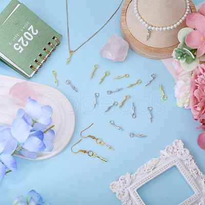 20Pcs 2 Colors Brass Charms KK-CA0002-91-1