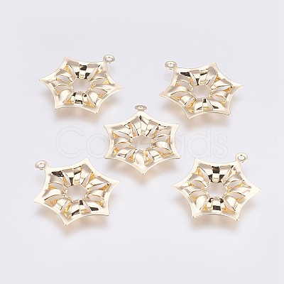 Brass Pendants KK-I622-13G-B-NF-1