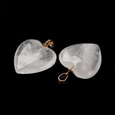 Natural Quartz Crystal Pendants G-G287-01G-11-1