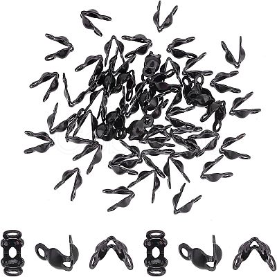 50Pcs Ion Plating(IP) 304 Stainless Steel Bead Tips STAS-UN0038-02-1