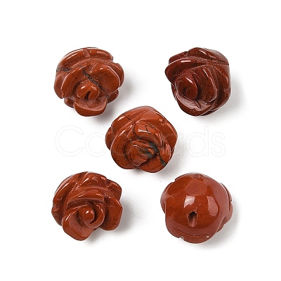 Natural Red Jasper Beads G-O156-C-27-1