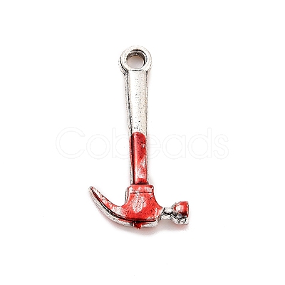 Alloy Enamel Pendants ENAM-M055-27P-1