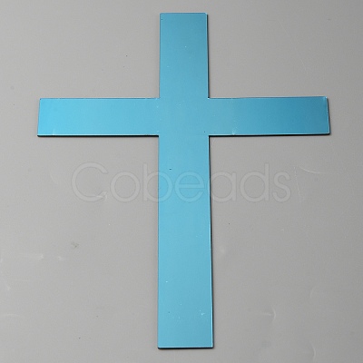 Acrylic Mirror Cake Toppers FIND-WH0152-206B-1