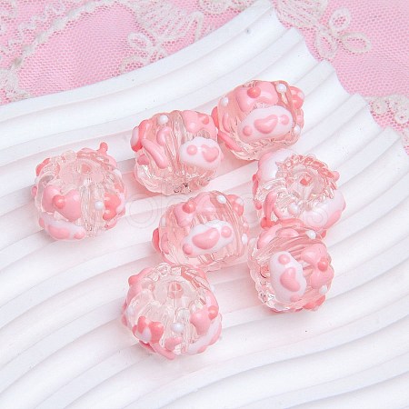 Opaque Acrylic Beads PW-WG55A91-07-1