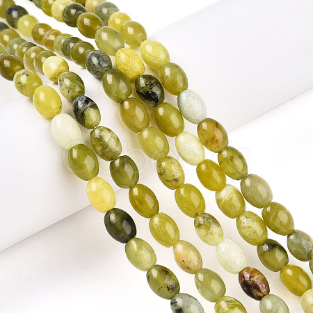 Natural Xiuyan Jade Beads Strands G-N346-02B-11-1