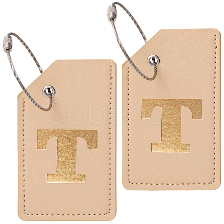 PU Leather Luggage Tag AJEW-WH20010-81D-1